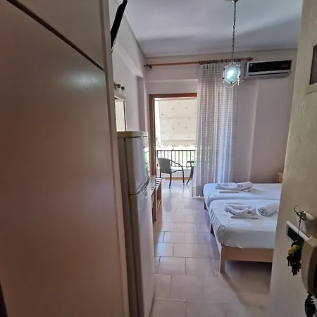 μπαλκόνι στο γαλάζιο