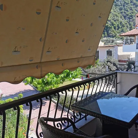 شقة فندقية μπαλκόνι στο γαλάζιο